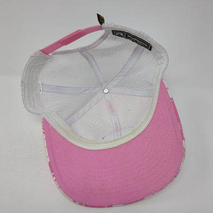 Richardson Snapback Trucker Hat Multicolor Small Tropical Mesh Back Embroidered