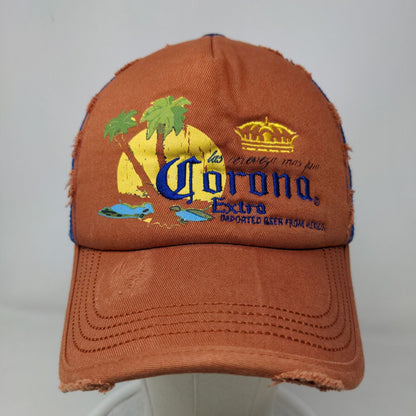 Corona Extra Men's Snapback Mesh Back Hat Multicolor Embroidered Logo Beer