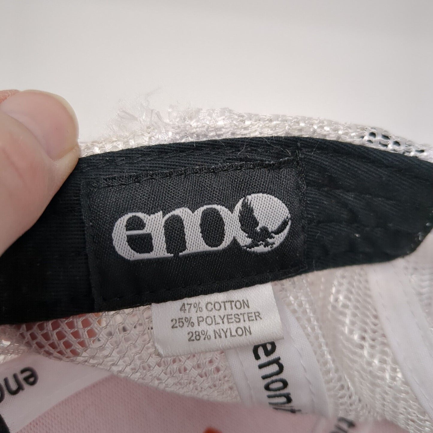 ENO Eagles Nest Outfitters Snapback Trucker Hat Orange One Size Mesh Back