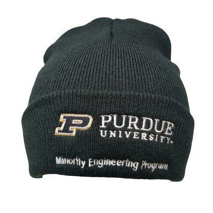 Purdue NCAA Port & Company Black OSFM Minority Engineering Program Beanie Hat
