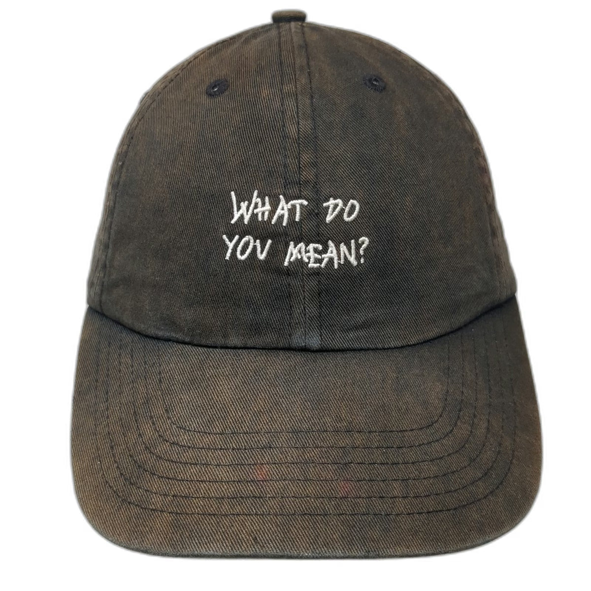 Justin Bieber What Do You Mean? Hat Black One Size Baseball Cap Slideback Logo