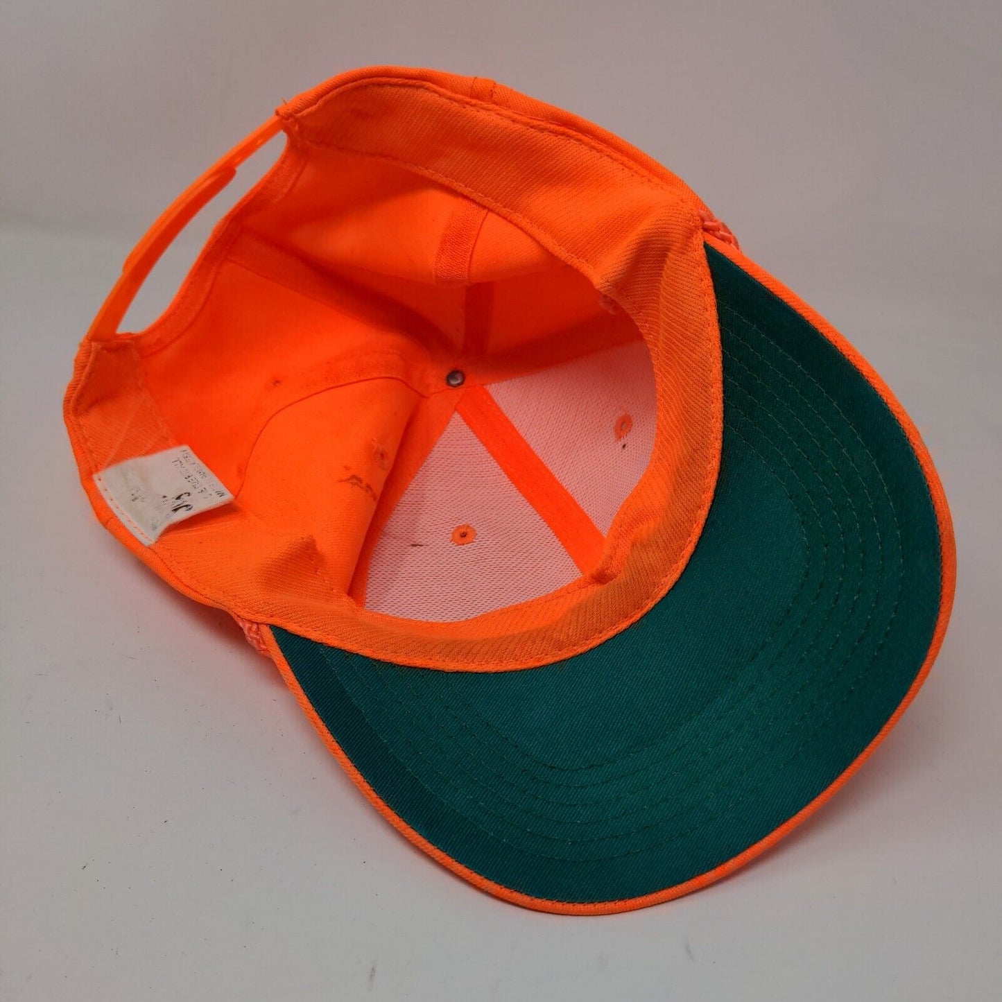 Signature Men's Hunter Orange Trucker Hat Size OSFA Blank Bright Color