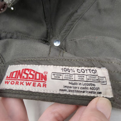 Jonsson Baseball Cap Gray One Size Slideback TAASA Embroidered Cotton Hat
