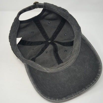 Unbranded Slideback Baseball Cap Gray One Size Adjustable 6 Panel Blank