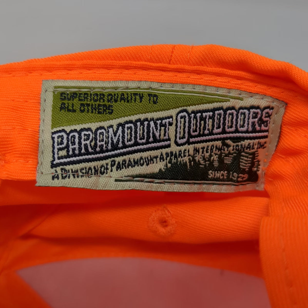 Paramount Outdoors Buckmasters Baseball Cap Orange OSFM Hunting Deer Buck Hat