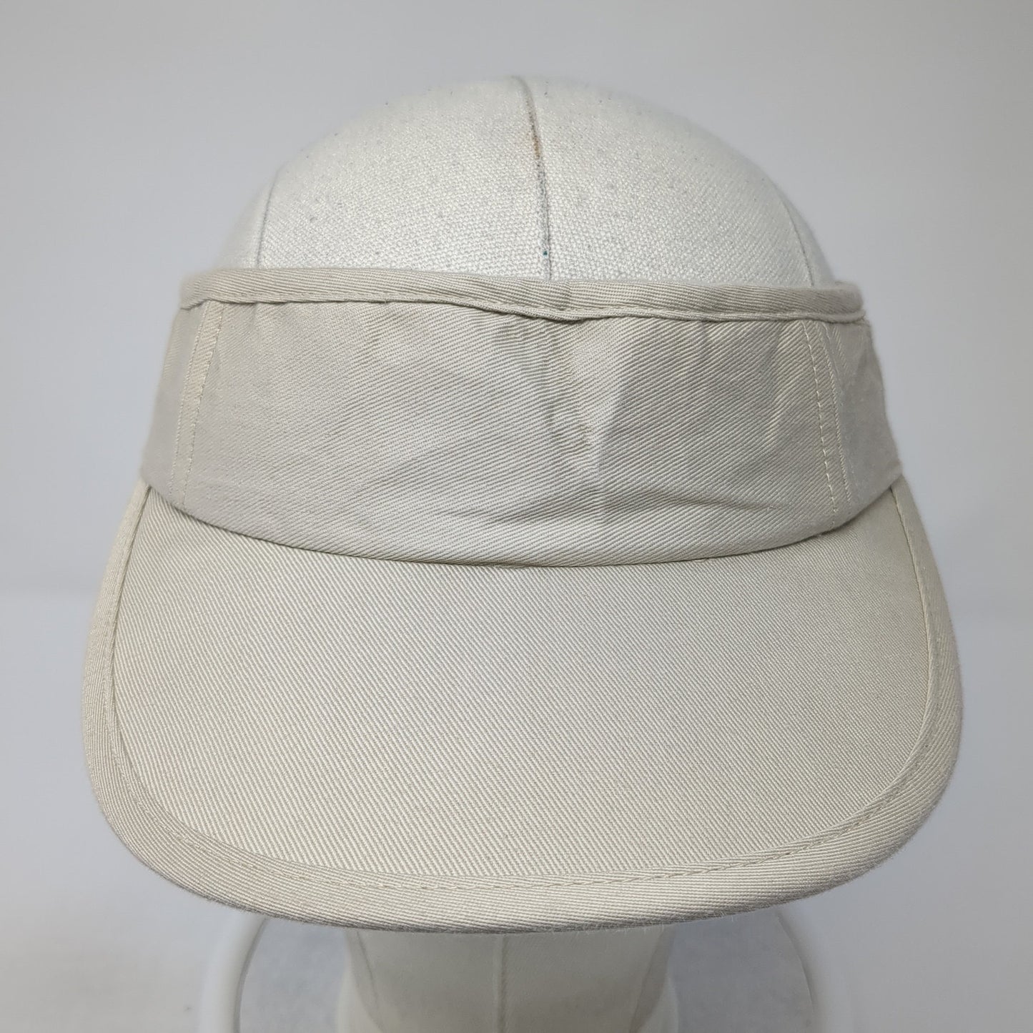 Preston & York Sun Visor Hat Beige One Size Adjustable Strap Lightweight Blank