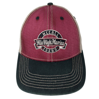 Mile High Marina McCall Idaho Snapback Trucker Hat Multi One Size Ahead