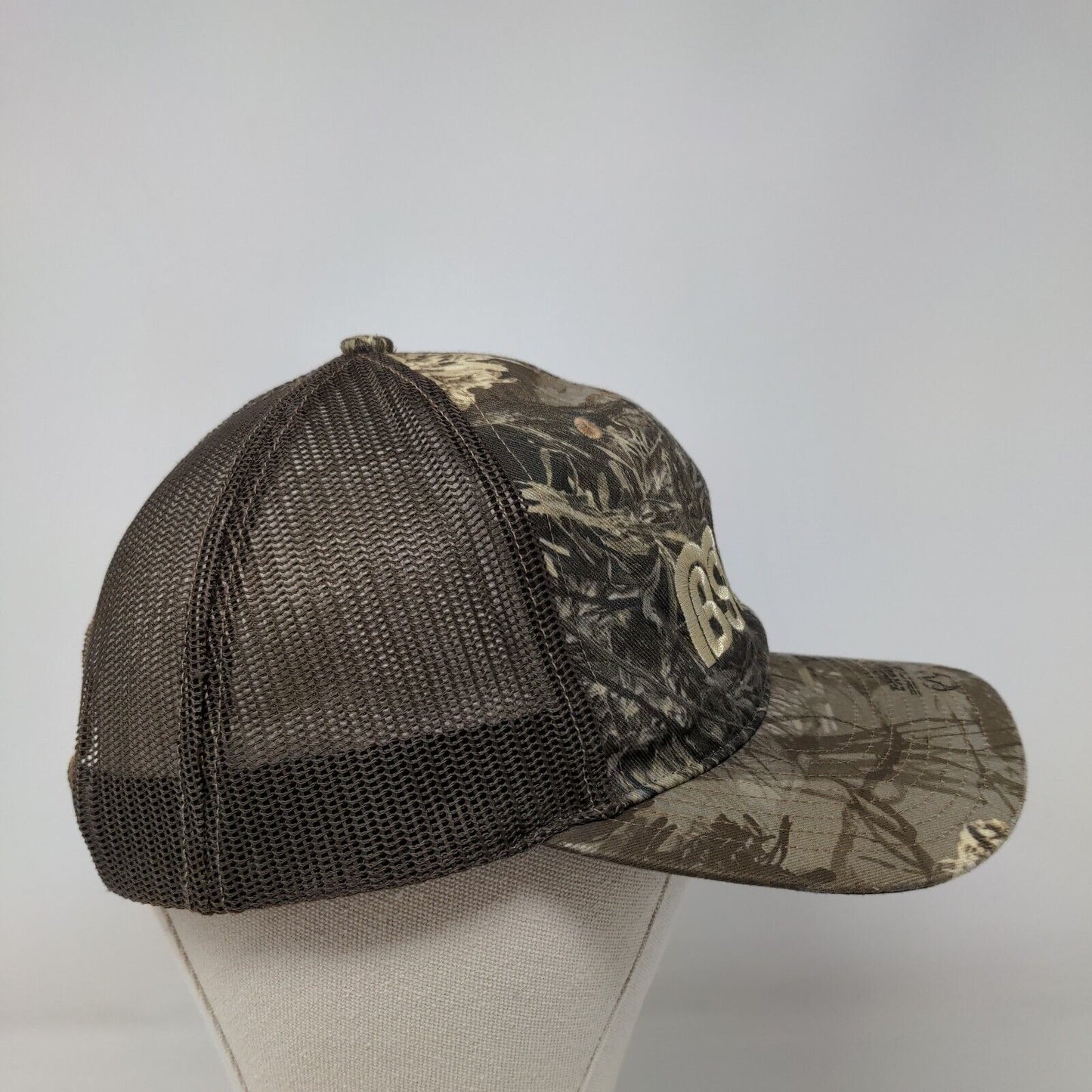 Manning Building Supplies Snapback Trucker Hat Camouflage One Size Mesh Back