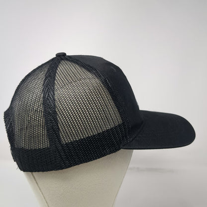 Cap America Trucker Hat Black One Size Mountainland Supply Company Idaho Mesh