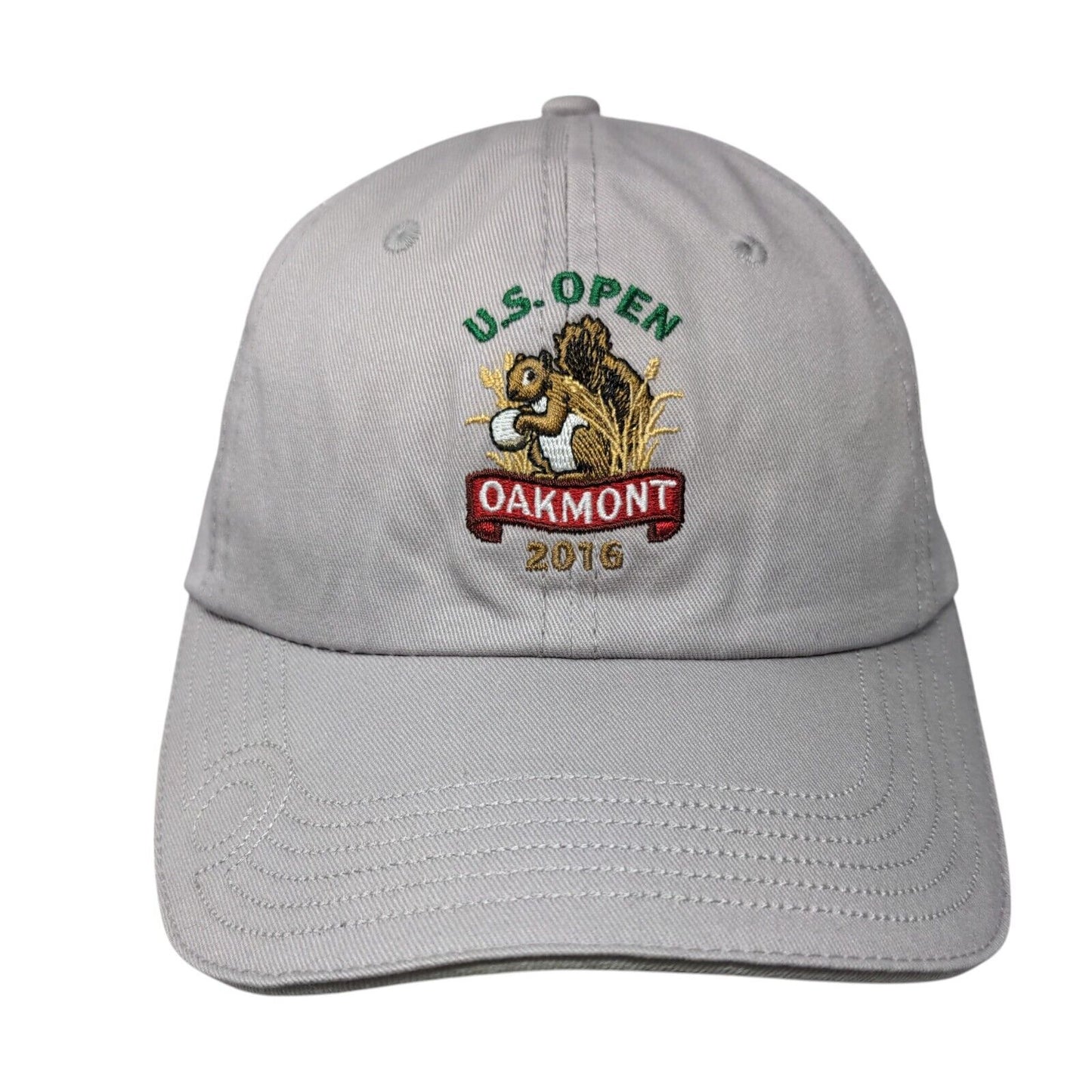 US Open Oakmont 2016 Slideback Hat Gray One Size Solid USGA Member