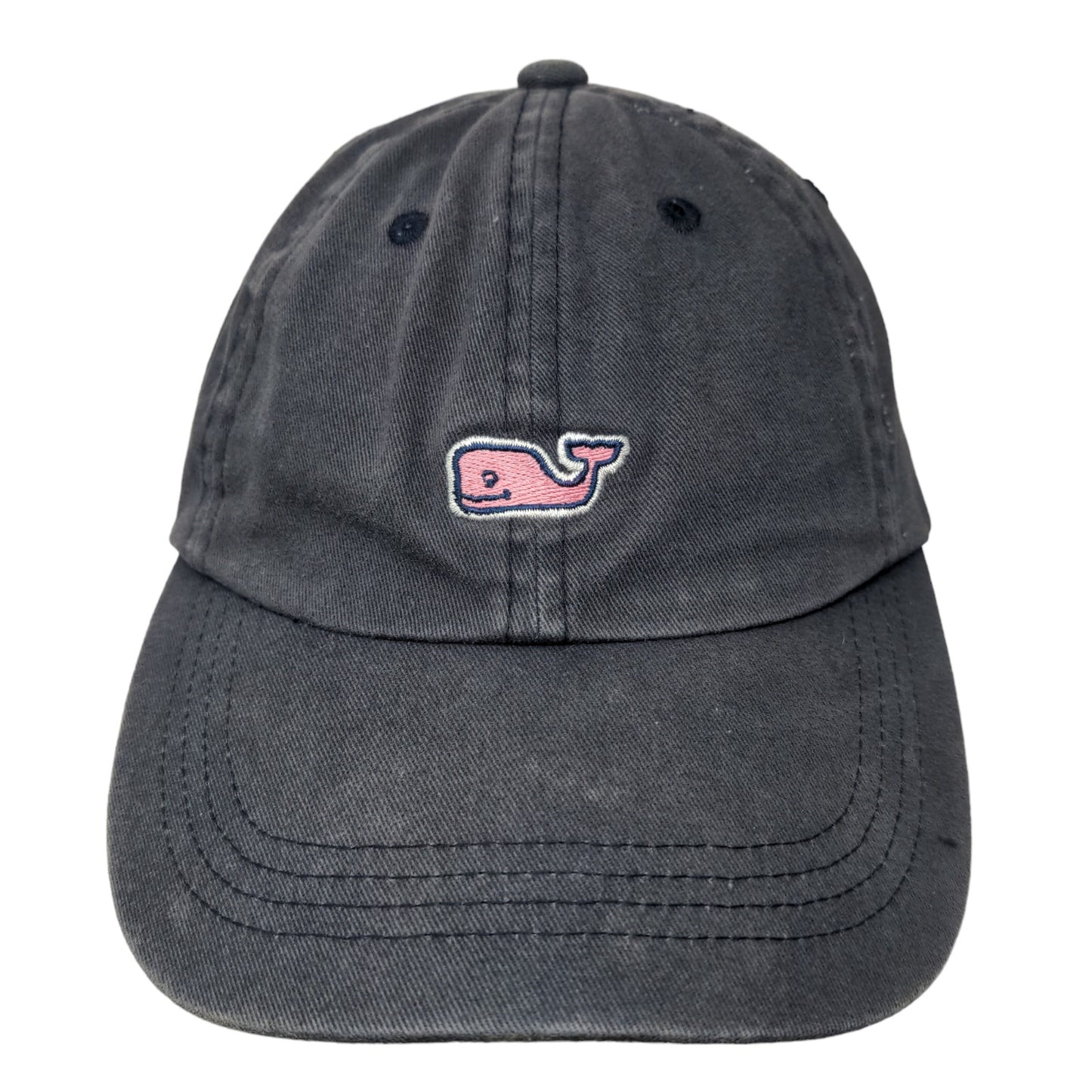 Vineyard Vines Shep & Ian Men's Slideback Hat Blue Embroidered Logo Whale