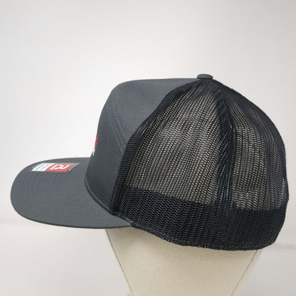 Richardson Trucker Hat Gray One Size Power Engineers Ram Logo Flat Bill Hat