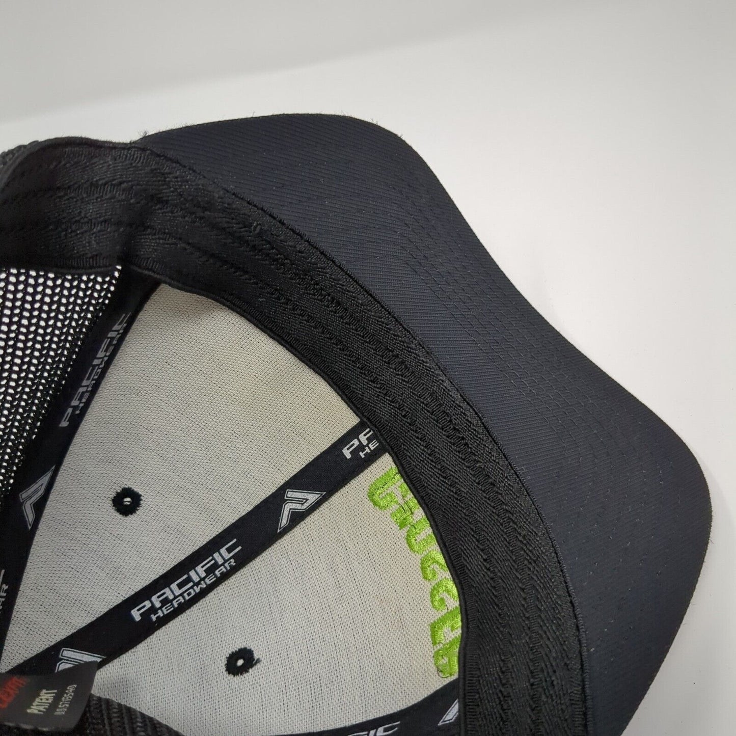 Crossfit South Boise Fitted Mesh Back Trucker Hat Black 6 7/8-7 3/8