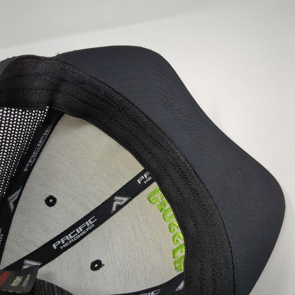 Crossfit South Boise Fitted Mesh Back Trucker Hat Black 6 7/8-7 3/8