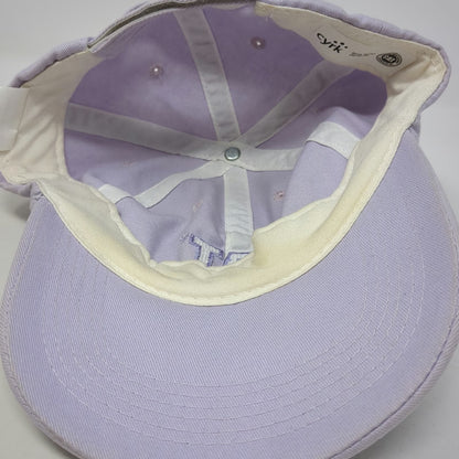 Caterpillar Baseball Cap Purple One Size Strapback Embroidered Logo Curved Hat