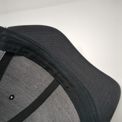 Meridian kiln Snapback Trucker Hat Black OS Adjustable Mesh Back Richardson