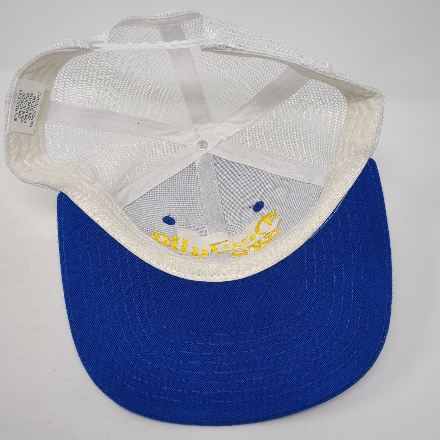 Don Julio Snapback Trucker Hat Blue One Size Mesh Back Colorblock