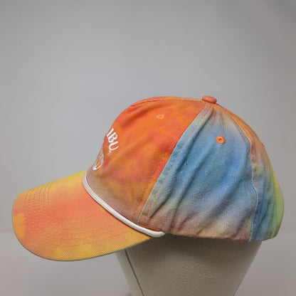 Malibu Snapback Rope Hat Multi One Size Adjustable Tie Dye Embroidered