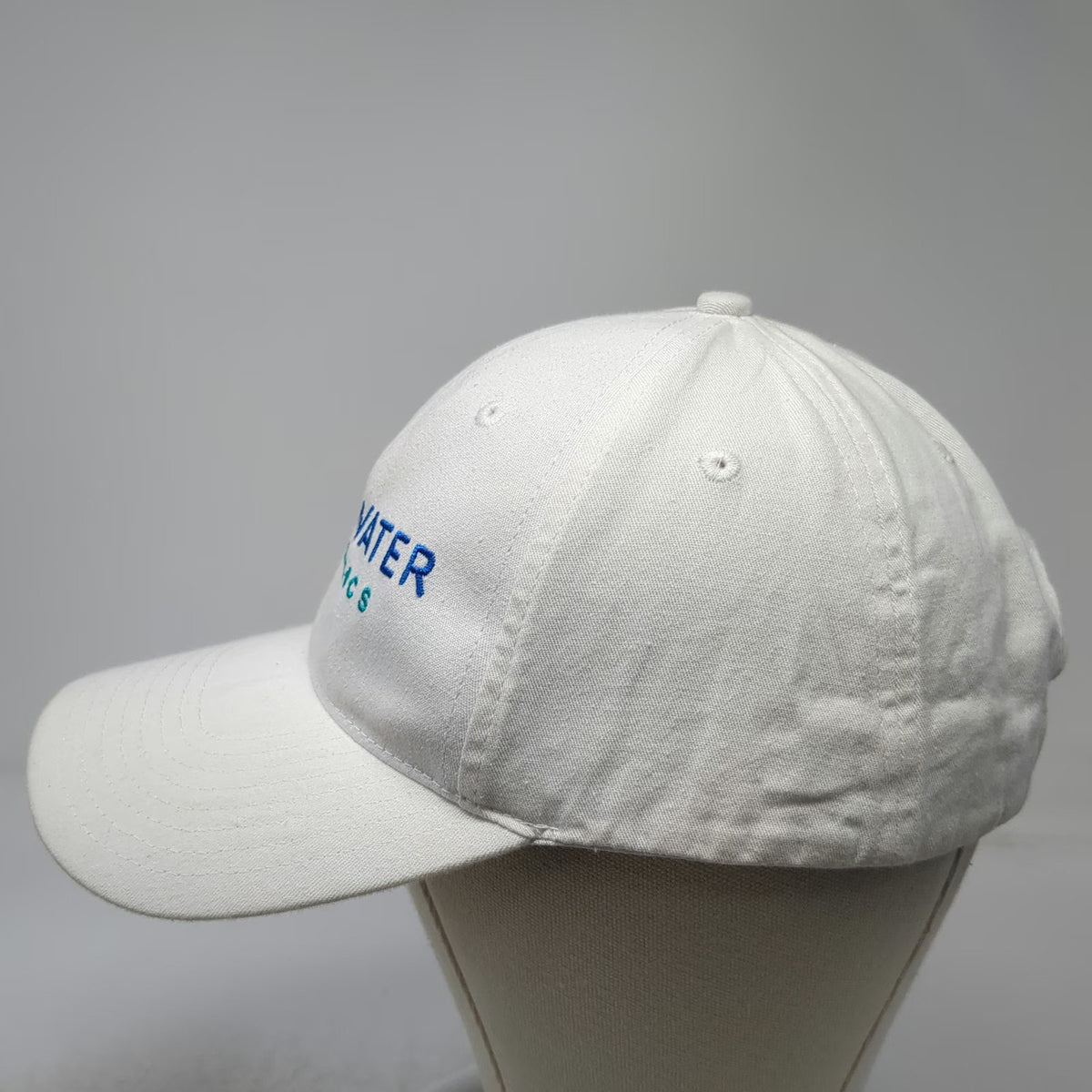 Hit Baseball Cap White One Size Clearwater Analytics Cotton Strapback Hat Tech