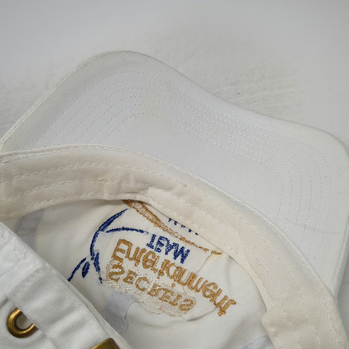 White Baseball Cap One Size Secrets Entertainment Team Jamaica Hat Slideback