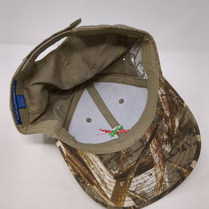 QEI Quality Electric Inc Strapback Hat Camouflage OS Adjustable Port Authority