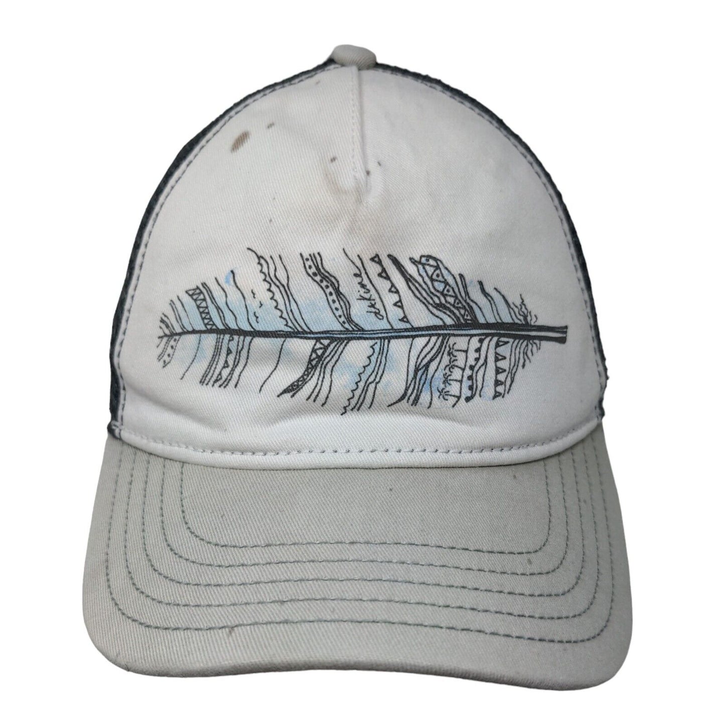 Feather Snapback Mesh Back Trucker Hat Multi One Size Colorblock Dakine