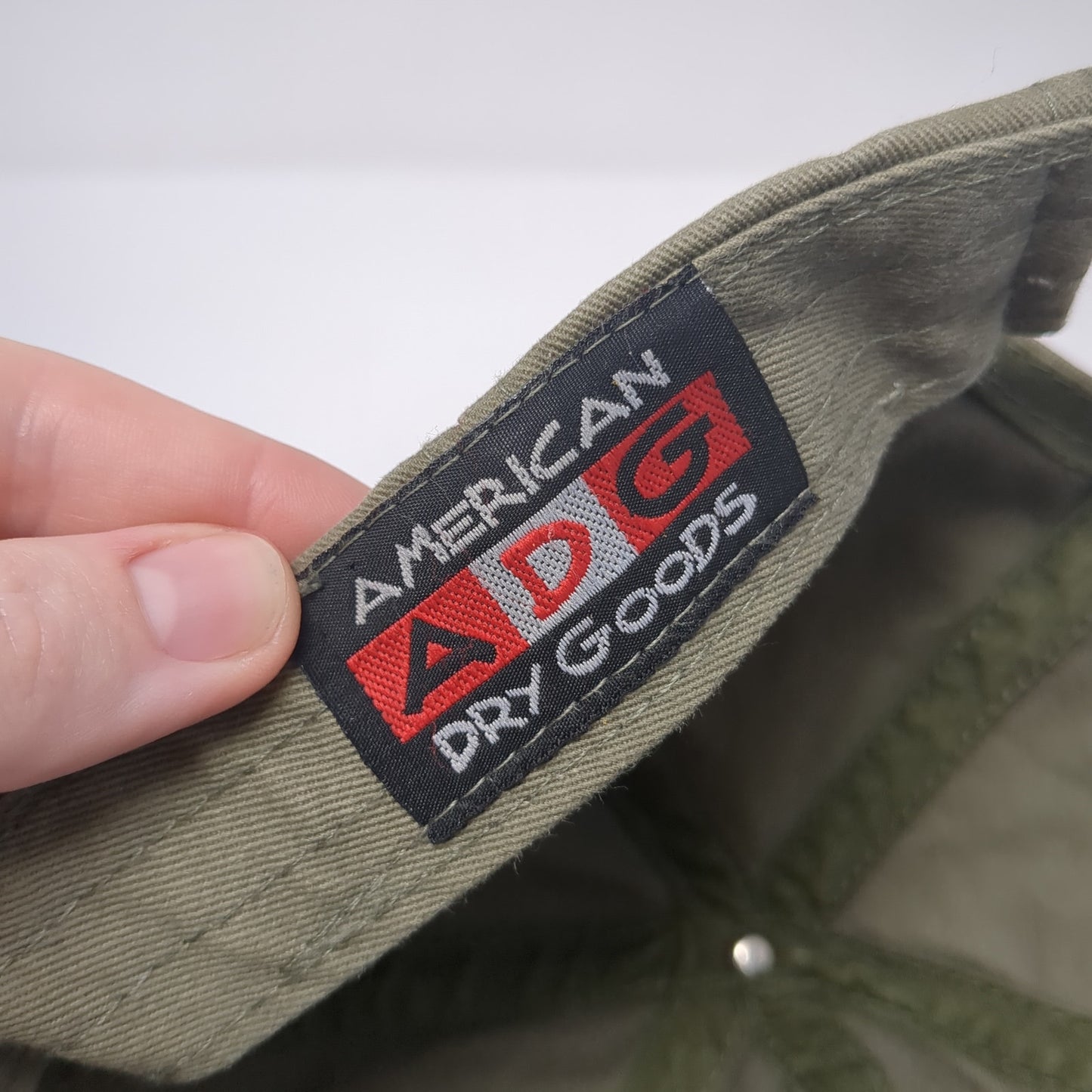 Boone Valley Slideback Hat Green One Size Adjustable American Dry Goods