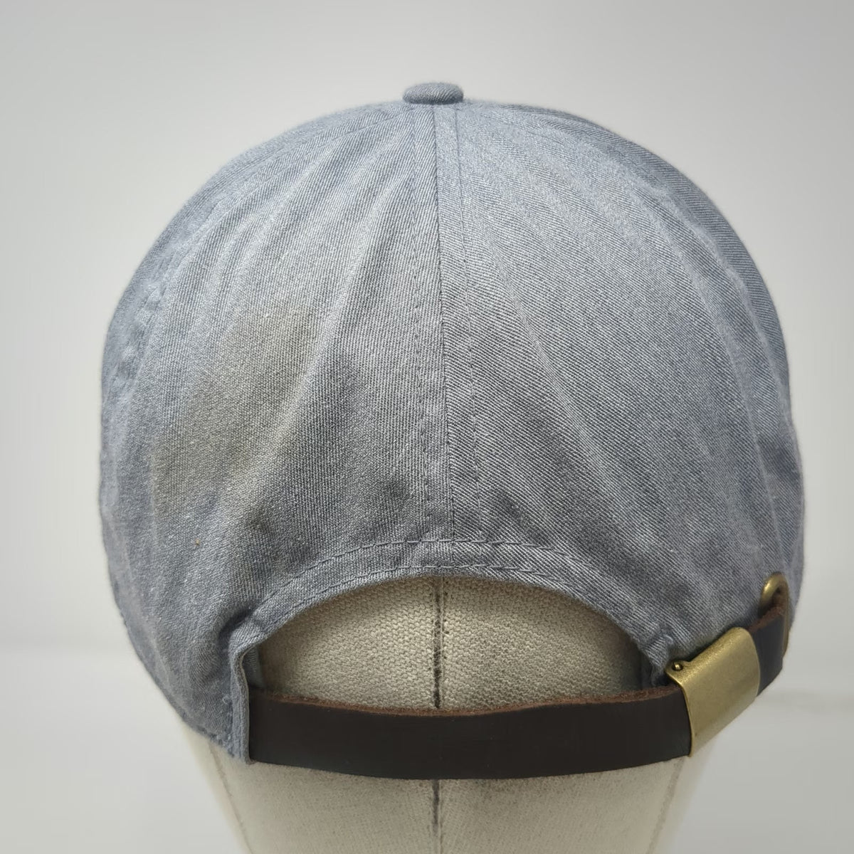 Richardson Baseball Cap Gray One Size Idaho Mountain Patch 7 Panel Strapback Hat