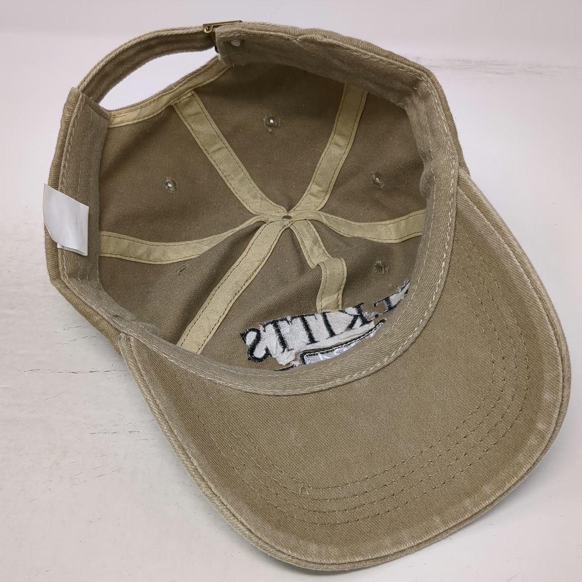 Tropical World Baseball Cap Brown OSFM St. Kitts West Indies 1624 Hat Slideback