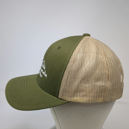 Yupoong Trucker Hat Green One Size Alpha Gamma Rho Elk Mountain Mesh Snapback