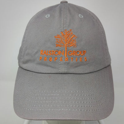 Baseball Cap Gray One Size Ralston Group Properties Slideback Tree Graphic Hat