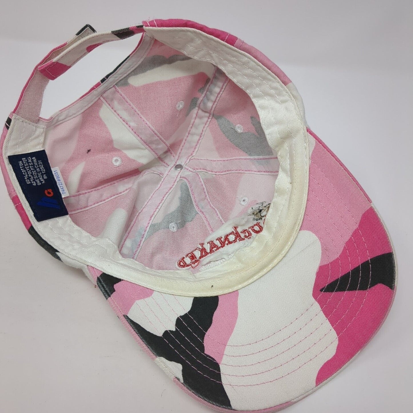 Bucknaked Lake Of The Ozarks Strapback Hat Camouflage OS Adjustable Embroidered