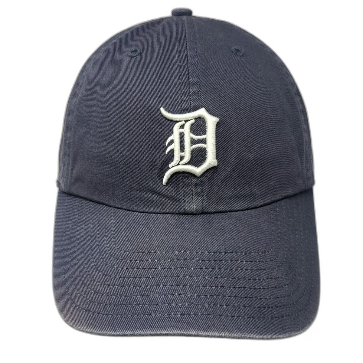Detroit Tigers MLB Twins Enterprise Baseball Cap Blue M Fitted Cotton Script Hat