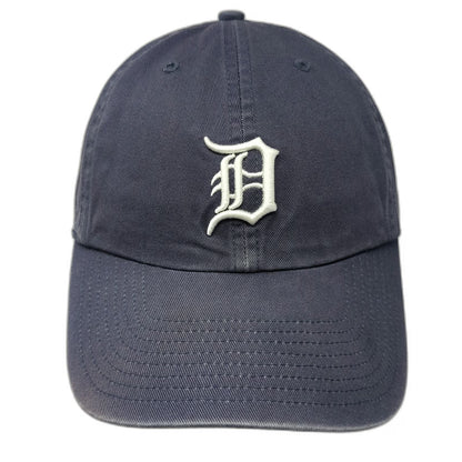 Detroit Tigers MLB Twins Enterprise Baseball Cap Blue M Fitted Cotton Script Hat