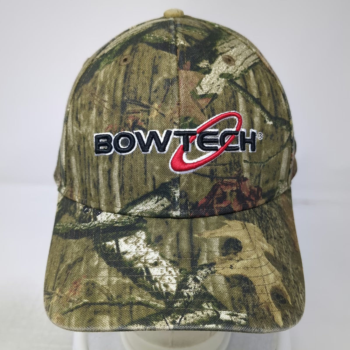 Outdoor Cap Baseball Cap Green One Size Leaf Camo Bowtech Embroidered Hat