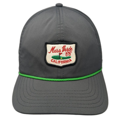 Imperial Snapback Gray One Size Mesa Verde CC California Golf Patch Hat Rope