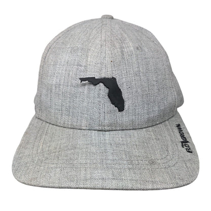 Flo Grown The Best Coast Snapback Hat Gray One Size Adjustable 6 Panel