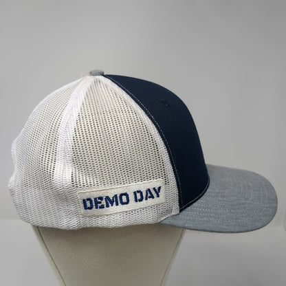 Richardson Trucker Hat Blue One Size American Construction Supply Demo Day Mesh