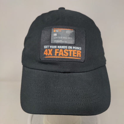 Home Depot Pro Xtra Hands On Perks 4X Faster Slideback Hat Black One Size