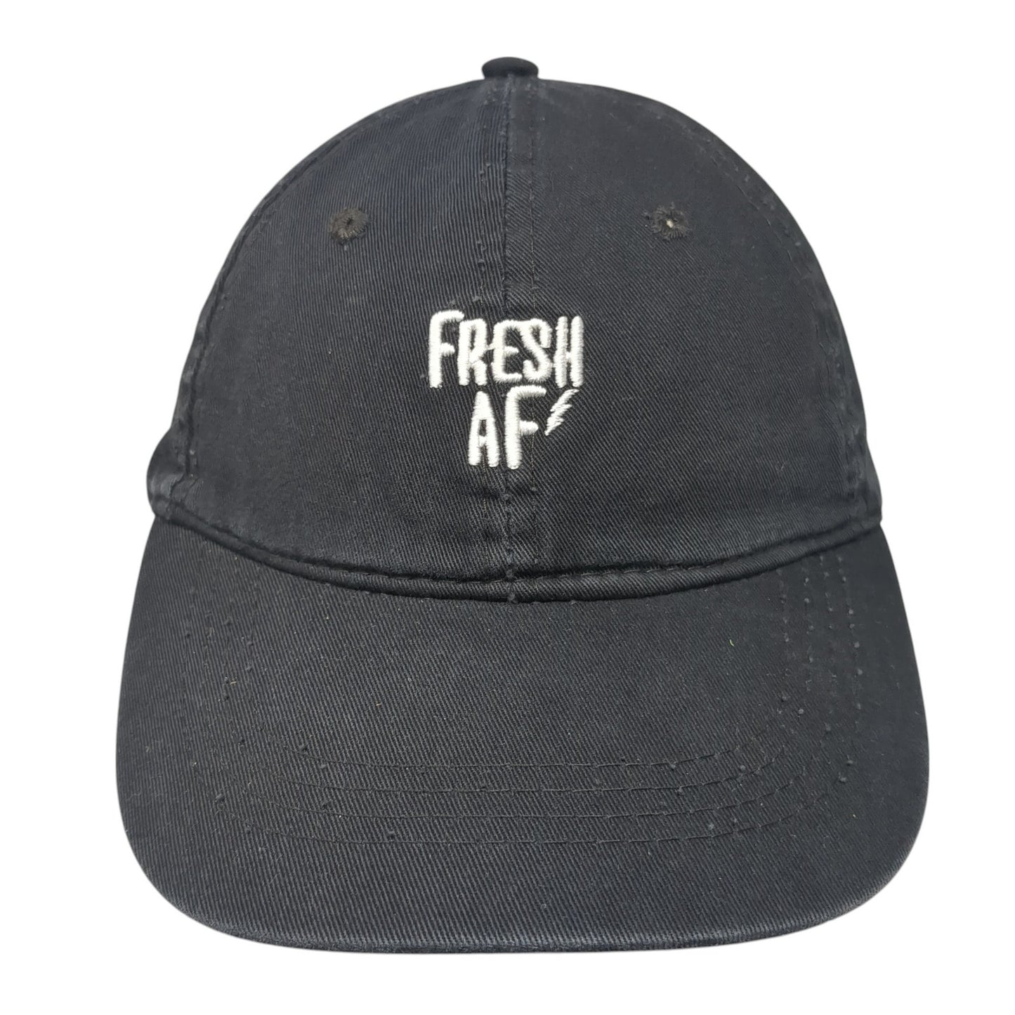 Fresh AF Slideback Hat Black One Size Solid Adjustable Carbon Elements
