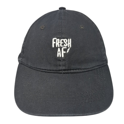 Fresh AF Slideback Hat Black One Size Solid Adjustable Carbon Elements