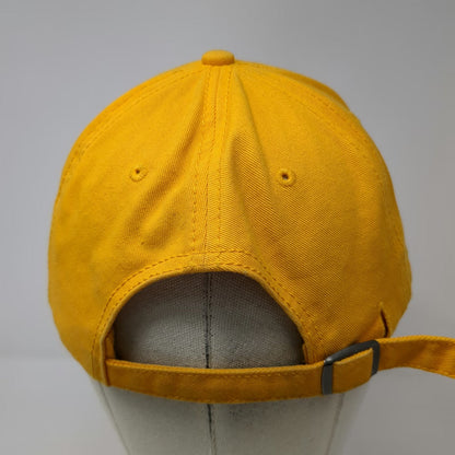 American Eagle Baseball Cap Yellow One Size Slideback Cotton Skull Logo Hat