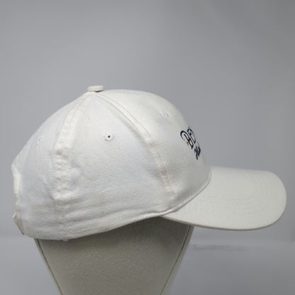 Town Talk Baseball Cap White One Size Benbow Hotel Resort Strapback Hat Cotton