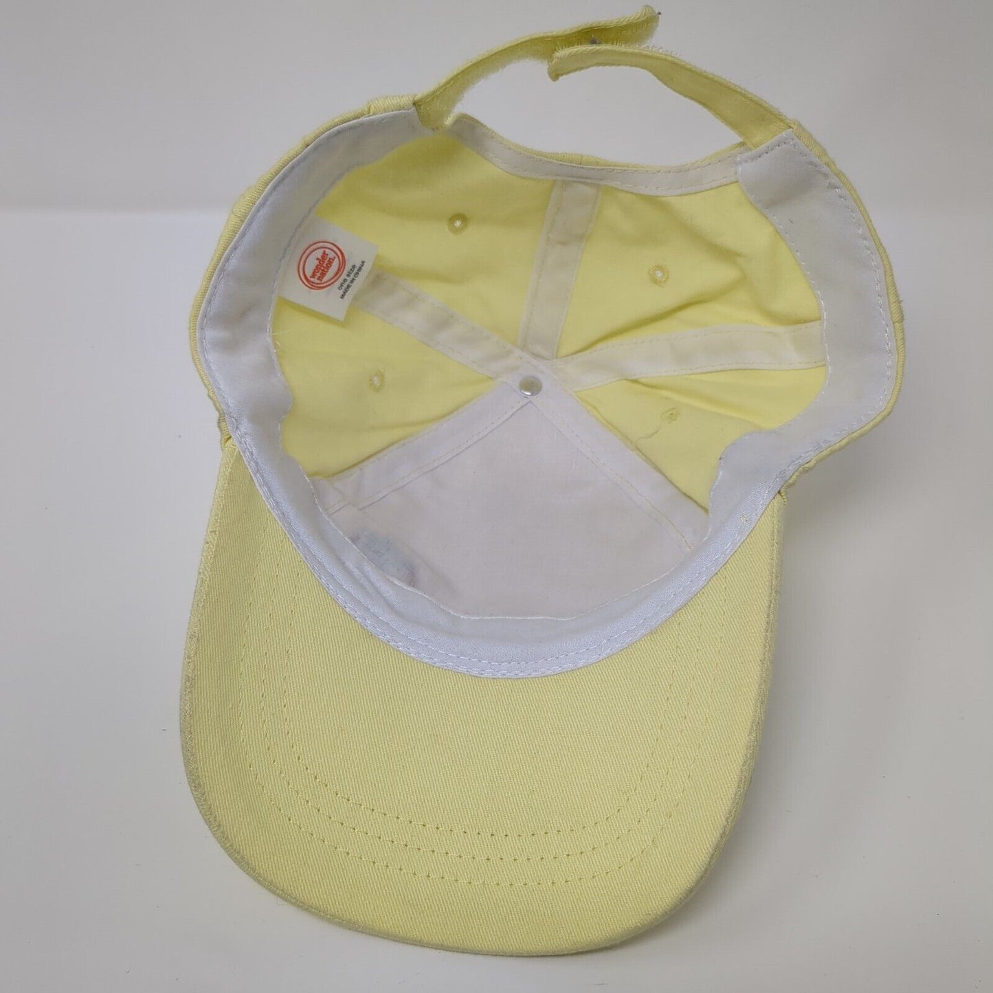 Strawberry Strapback Hat Yellow One Size Adjustable Embroidered Wonder Nation