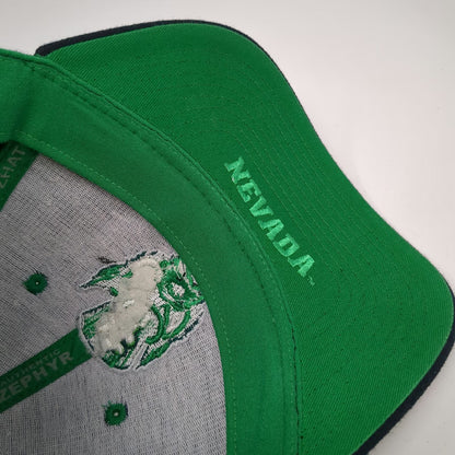 Zephyr Baseball Cap Black L Nevada Wolf Pack Shamrock Stretch Fit Fitted Hat