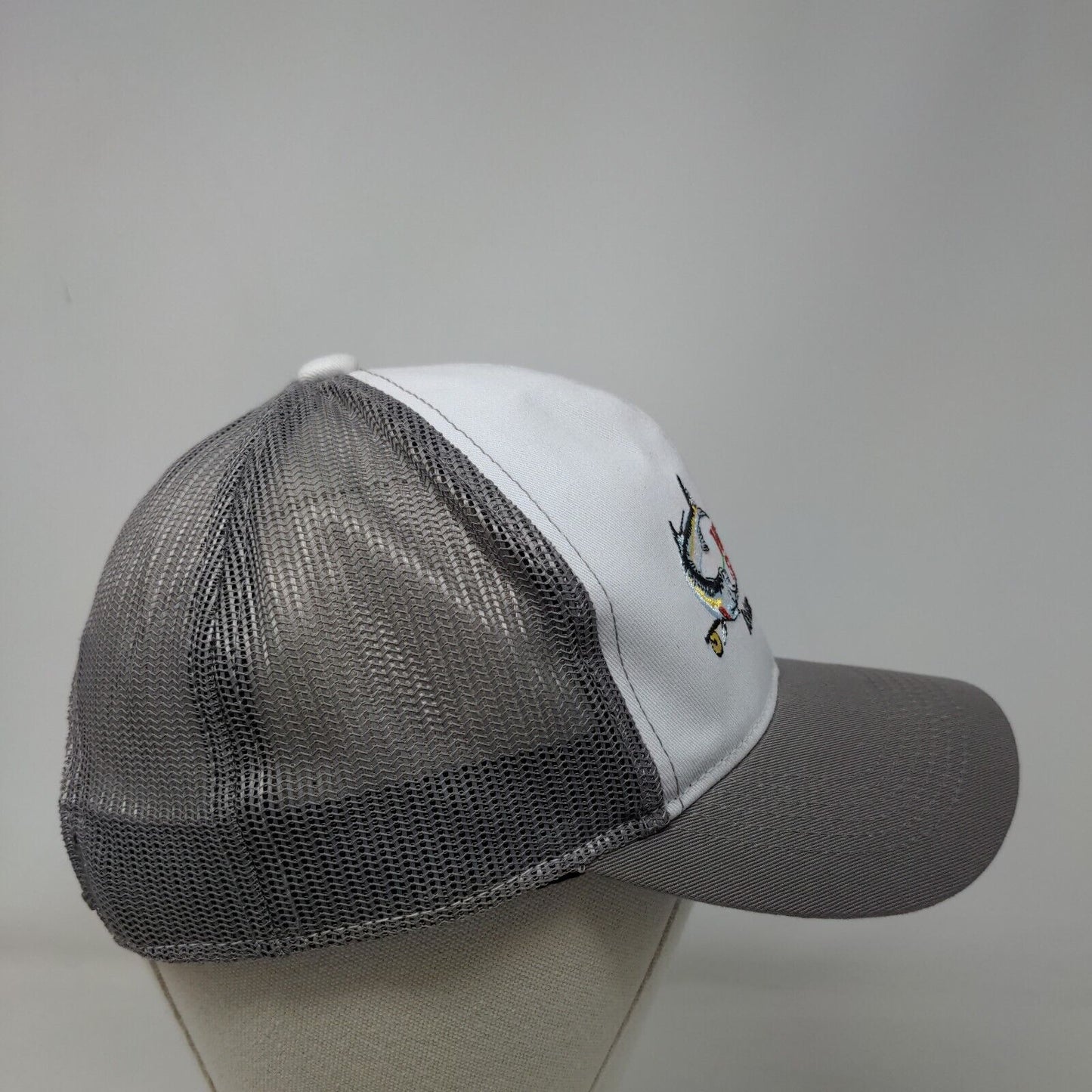World Wide Sportsman Fishing Snapback Mesh Back Trucker Hat Gray Youth