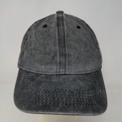 Unbranded Men's Slideback Hat Gray Adjustable Blank Vent Holes