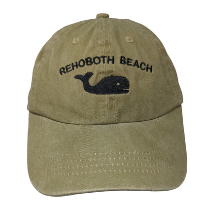 Rehoboth Beach Strapback Hat Green 50 cm Adjustable Embroidered Royal Resortwear