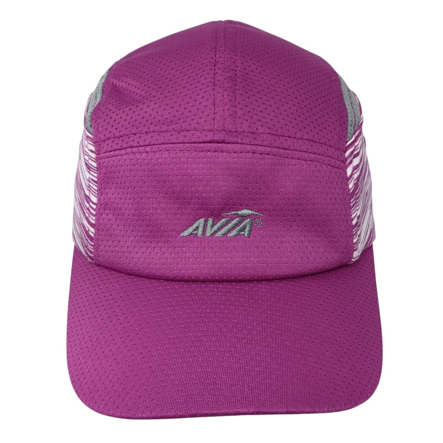 Avia 5 Panel Cap Pink One Size Adjustable Embroidered Lightweight Breathable