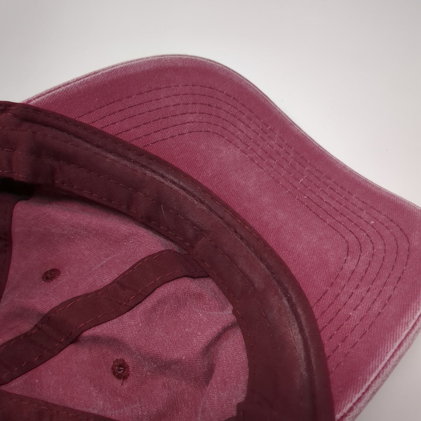 Unbranded Slideback Hat Red One Size Adjustable Outdoor Solid Blank